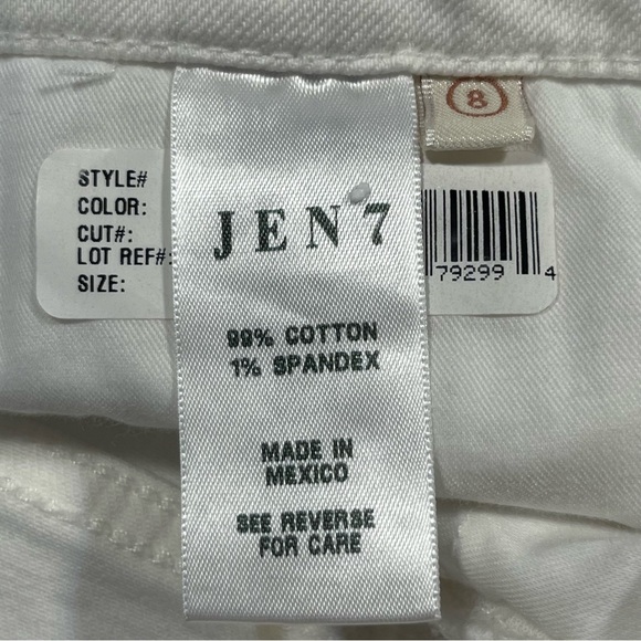 JEN 7 by 7 For All Mankind White Bermuda Shorts 8 - Picture 9 of 15